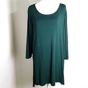 Philosophy Green High-Low Dress, Size 2X